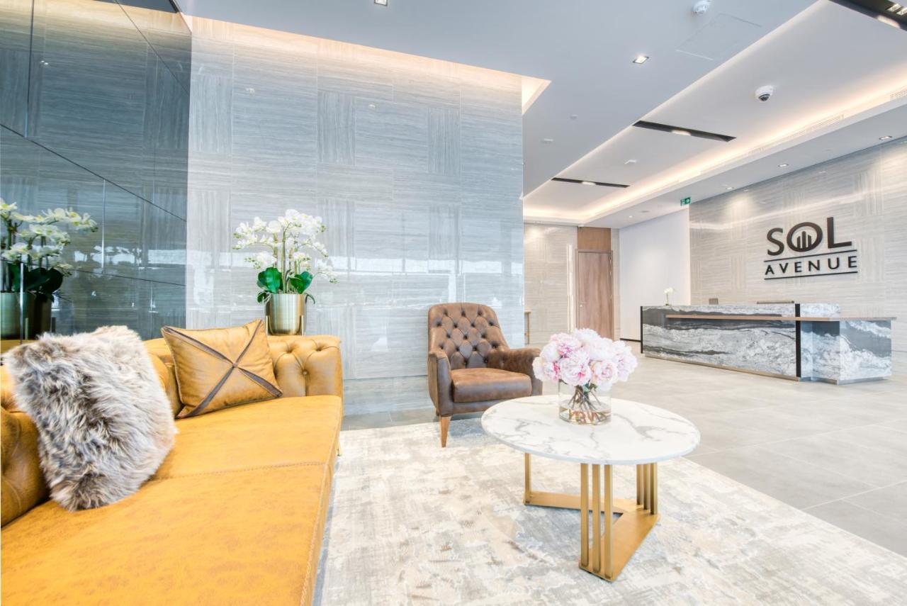 Sol Living - Sol Avenue Apartment Dubai Luaran gambar