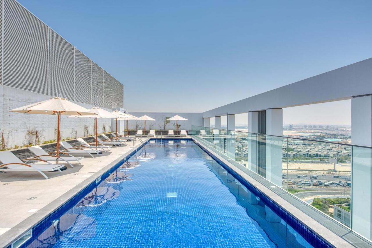 Sol Living - Sol Avenue Apartment Dubai Luaran gambar